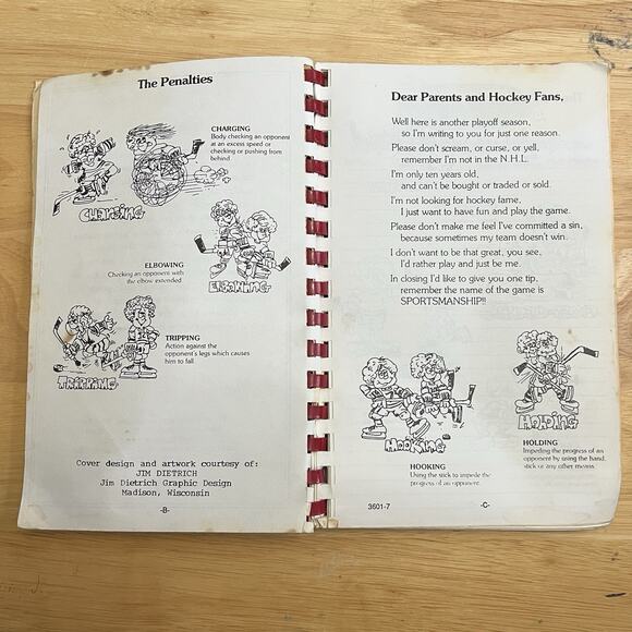 Vintage 1988 Kitchen Goals Madison Patriots Hockey Moms Cookbook Madison WI - Picture 3 of 10